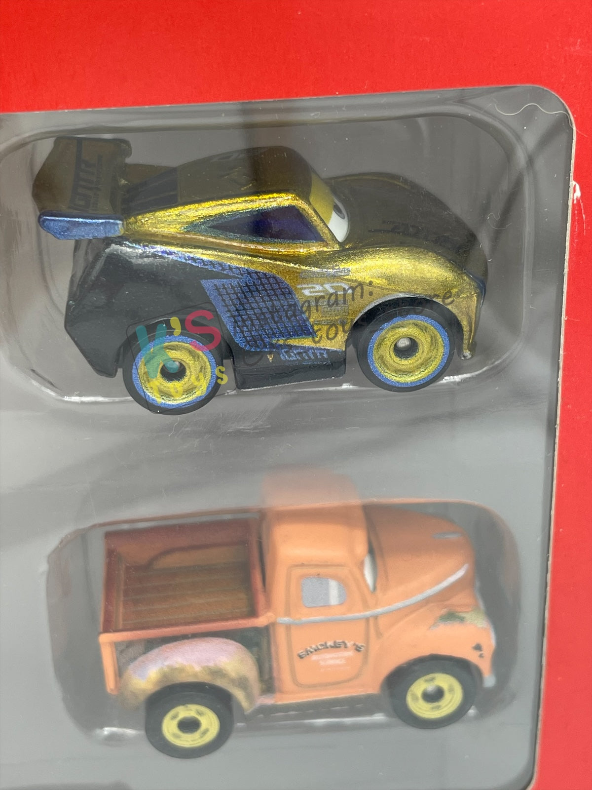 MINI RACERS DISNEY PIXAR CARS 10-PACK GOLDEN JACKSON STORM - BNIP