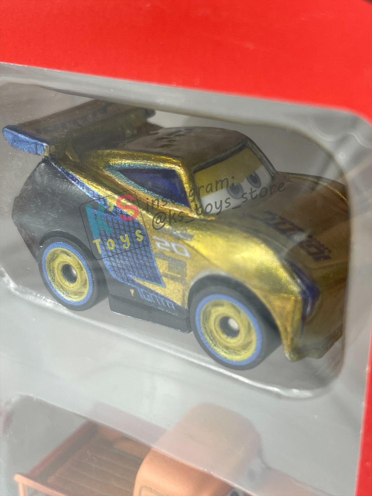MINI RACERS DISNEY PIXAR CARS 10-PACK GOLDEN JACKSON STORM - BNIP