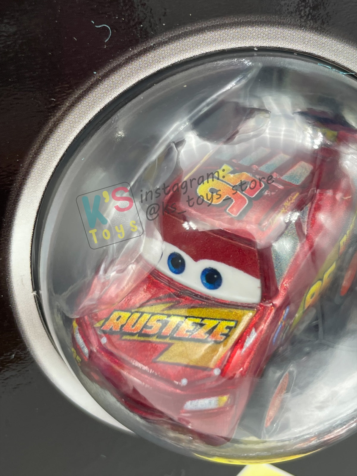 MINI RACERS DISNEY PIXAR CARS 10-PACK METALLIC RUST-EZE LIGHTNING MCQUEEN - BNIP