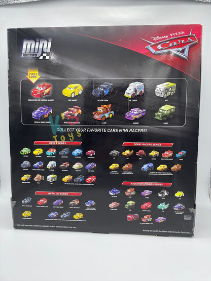 MINI RACERS DISNEY PIXAR CARS 10-PACK METALLIC RUST-EZE LIGHTNING MCQUEEN - BNIP
