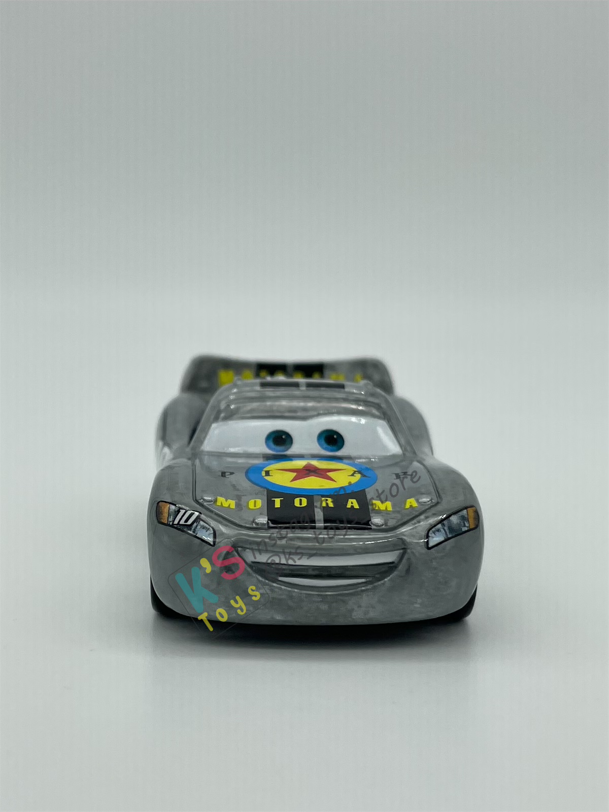 PRE-OWNED / LOOSE DISNEY PIXAR CARS - "MOTORAMA MCQUEEN" PROMO GIFT TO MATTEL STAFF - DISPLAYED CONDITION