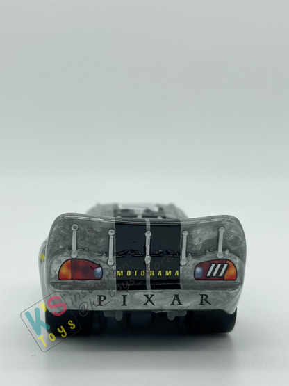 PRE-OWNED / LOOSE DISNEY PIXAR CARS - "MOTORAMA MCQUEEN" PROMO GIFT TO MATTEL STAFF - DISPLAYED CONDITION