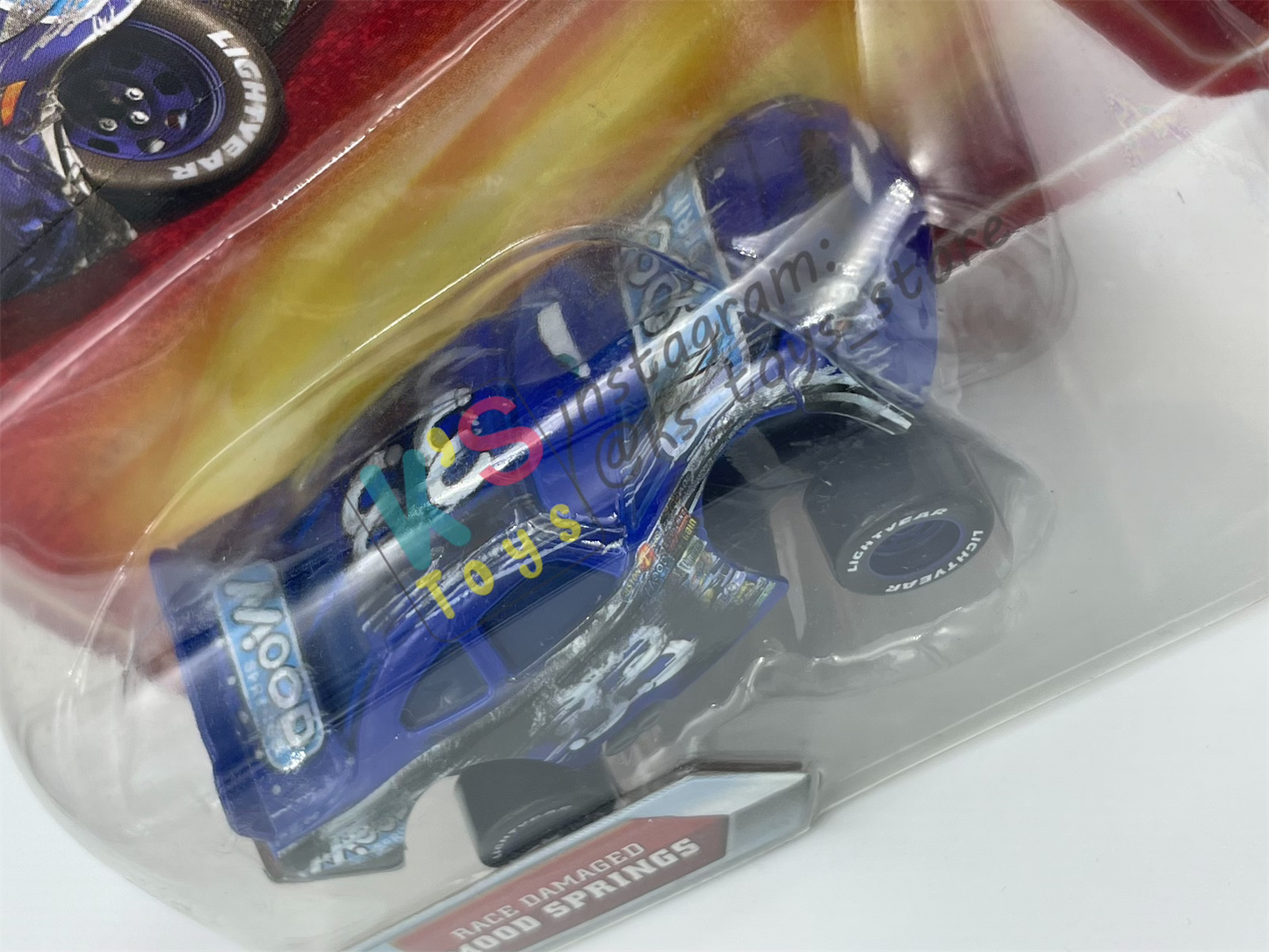 FINAL LAP COLLECTION - DISNEY PIXAR CARS - RACE DAMAGED MOOD SPRING - BNIP