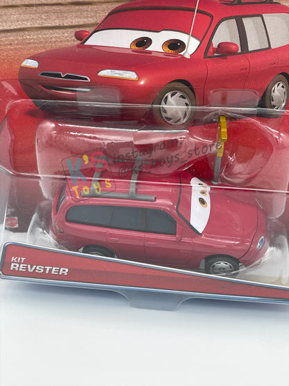DISNEY PIXAR CARS 1:55 BY MATTEL, "KIT REVSTER" RACE FANS - BNIP