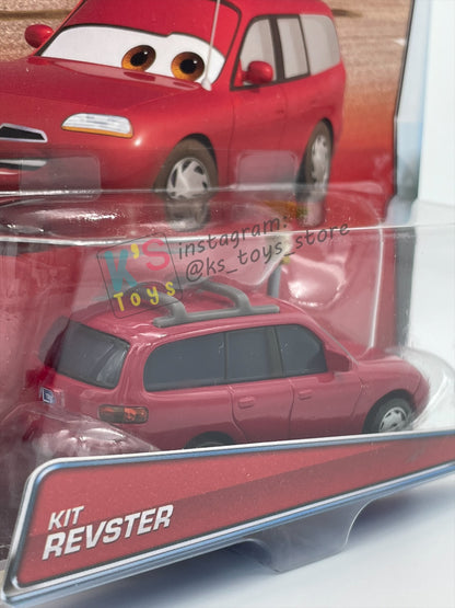 DISNEY PIXAR CARS 1:55 BY MATTEL, "KIT REVSTER" RACE FANS - BNIP