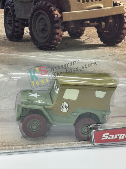 DISNEY PIXAR CARS 1:55 BY MATTEL, SARGE - FIRST RELEASED CARS SERIES - BNIP