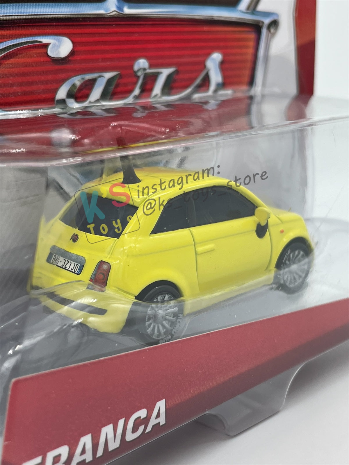 DISNEY PIXAR CARS 1:55 BY MATTEL, FRANCA - FESTIVAL ITALIANO SERIES - BNIP