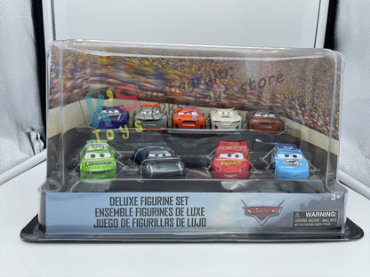 Disney Store Version of Disney Pixar Cars 1:43 - 9 PACK DELUXE FIGURINE SET  - BNIP