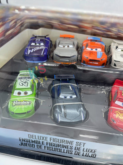 Disney Store Version of Disney Pixar Cars 1:43 - 9 PACK DELUXE FIGURINE SET  - BNIP