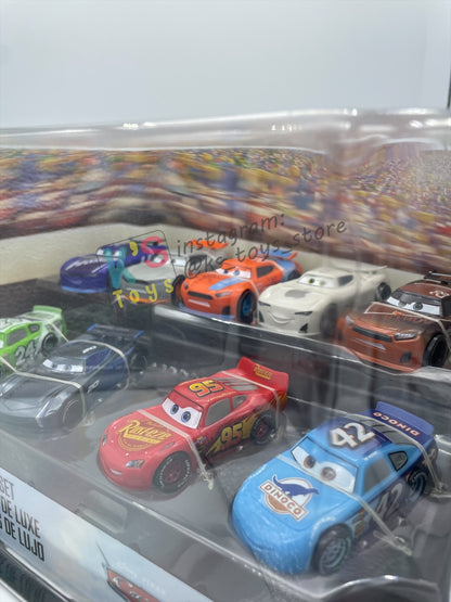 Disney Store Version of Disney Pixar Cars 1:43 - 9 PACK DELUXE FIGURINE SET  - BNIP