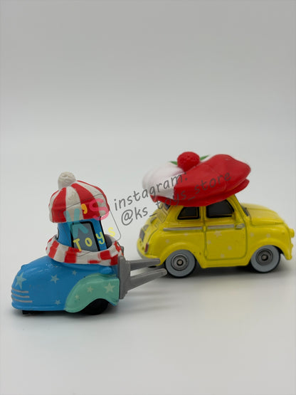 PRE-OWNED / LOOSE DISNEY PIXAR CARS - "CHRISTMAS LUIGI AND GUIDO" - MATER SAVES CHRISTMAS - GOOD CONDITION
