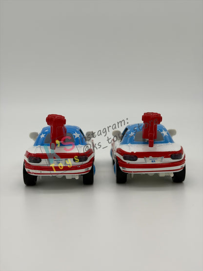 PRE-OWNED / LOOSE DISNEY PIXAR CARS - "MIA & TIA MATER FANS" - MATER THE GREATER SERIES - GOOD CONDITION