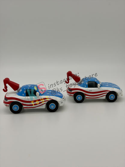 PRE-OWNED / LOOSE DISNEY PIXAR CARS - "MIA & TIA MATER FANS" - MATER THE GREATER SERIES - GOOD CONDITION