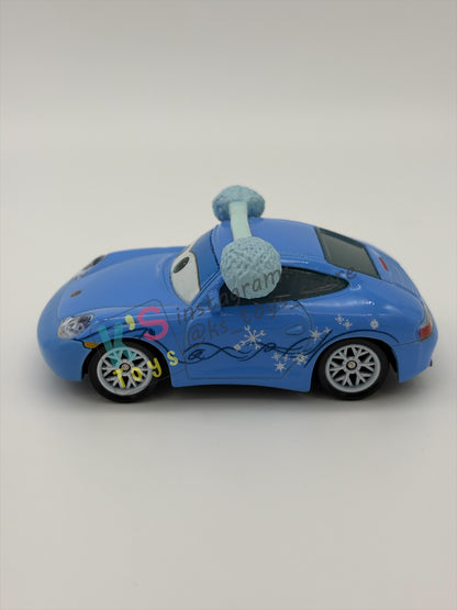 PRE-OWNED / LOOSE DISNEY PIXAR CARS - "SNOW DAY SALLY" - MATER SAVES CHRISTMAS - GOOD CONDITION