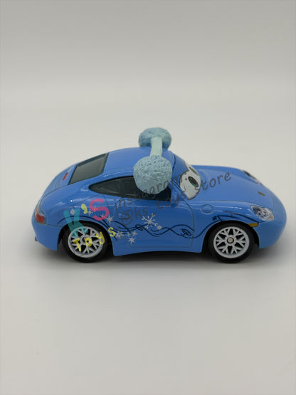 PRE-OWNED / LOOSE DISNEY PIXAR CARS - "SNOW DAY SALLY" - MATER SAVES CHRISTMAS - GOOD CONDITION