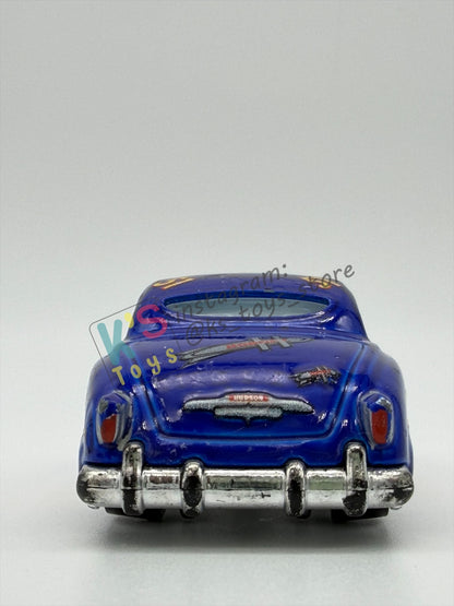 PRE-OWNED / LOOSE DISNEY PIXAR CARS - "FABULOUS HUDSON HORNET WITH TIRE" - FUNNY FLASHBACK - GOOD CONDITION