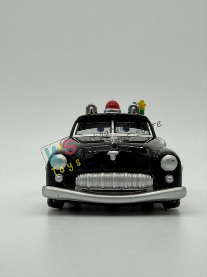 PRE-OWNED / LOOSE DISNEY PIXAR CARS - "SHERIFF, CHRISTMAS" MATER SAVES CHRISTMAS - NEAR MINT CONDITION