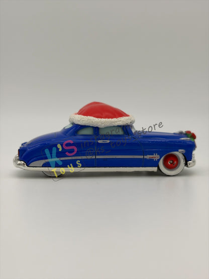 PRE-OWNED / LOOSE DISNEY PIXAR CARS - "DECKED OUT DOC HUDSON" - MATER SAVES CHRISTMAS - GOOD CONDITION