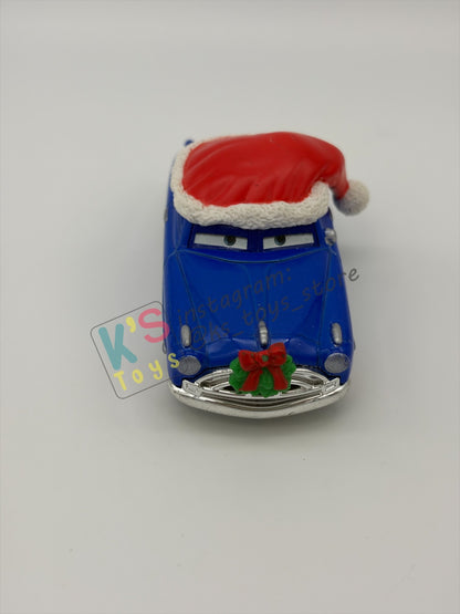 PRE-OWNED / LOOSE DISNEY PIXAR CARS - "DECKED OUT DOC HUDSON" - MATER SAVES CHRISTMAS - GOOD CONDITION