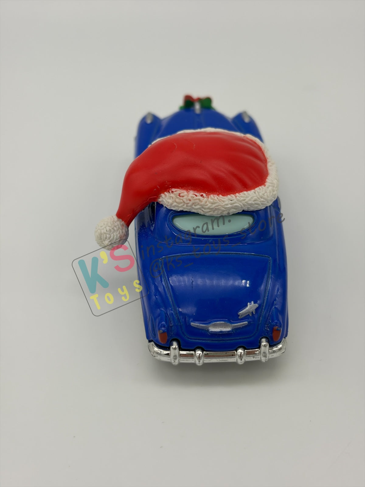 PRE-OWNED / LOOSE DISNEY PIXAR CARS - "DECKED OUT DOC HUDSON" - MATER SAVES CHRISTMAS - GOOD CONDITION
