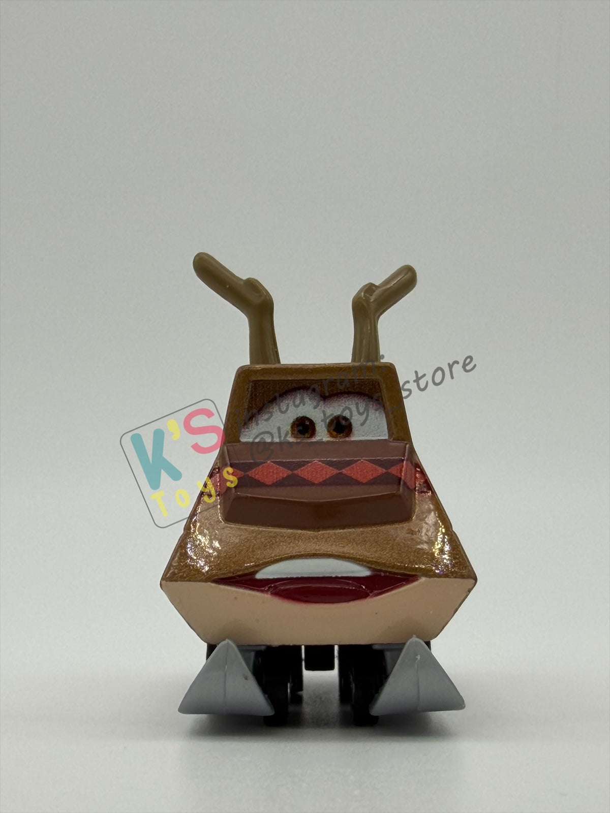 PRE-OWNED / LOOSE DISNEY PIXAR CARS - "SNOWMOBILE" - MATER SAVES CHRISTMAS - NEAR MINT CONDITION