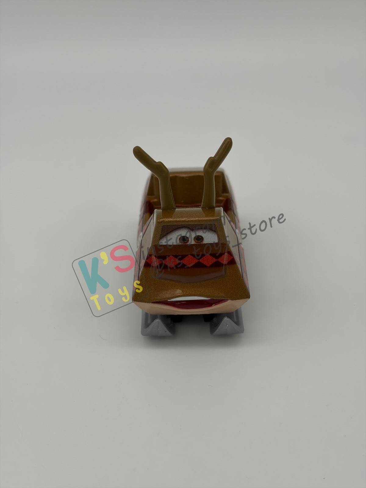 PRE-OWNED / LOOSE DISNEY PIXAR CARS - "SNOWMOBILE" - MATER SAVES CHRISTMAS - NEAR MINT CONDITION