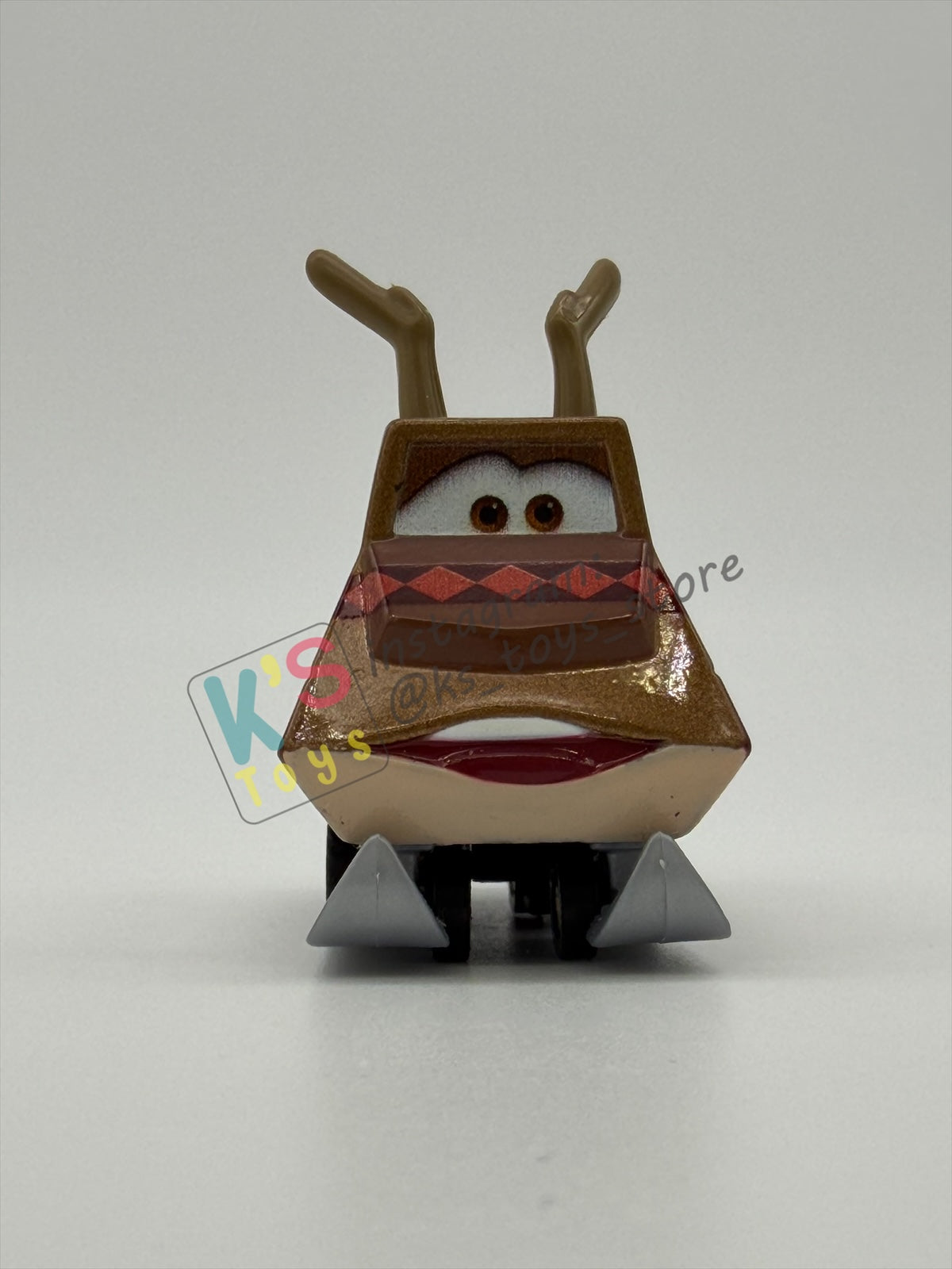 PRE-OWNED / LOOSE DISNEY PIXAR CARS - "SNOWMOBILE" - MATER SAVES CHRISTMAS - NEAR MINT CONDITION