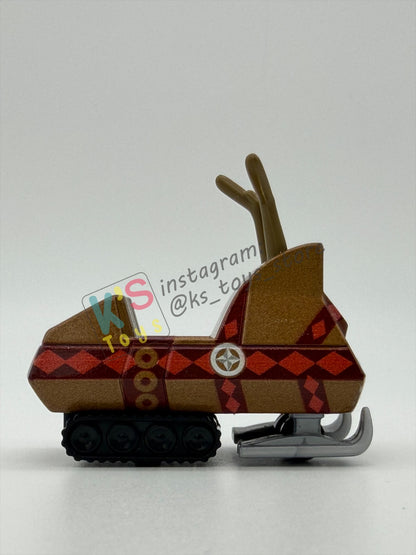 PRE-OWNED / LOOSE DISNEY PIXAR CARS - "SNOWMOBILE" - MATER SAVES CHRISTMAS - NEAR MINT CONDITION