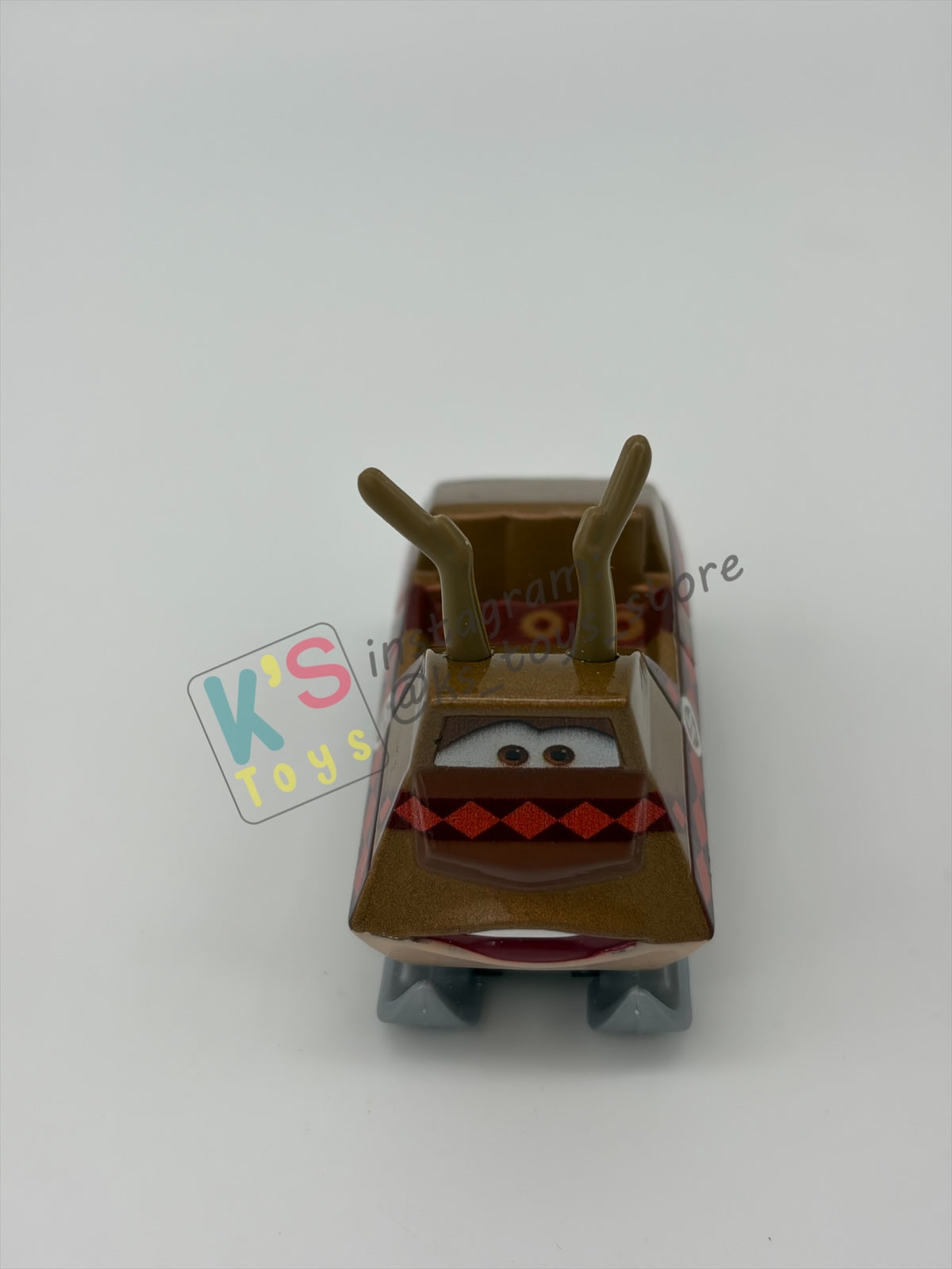 PRE-OWNED / LOOSE DISNEY PIXAR CARS - "SNOWMOBILE" - MATER SAVES CHRISTMAS - NEAR MINT CONDITION