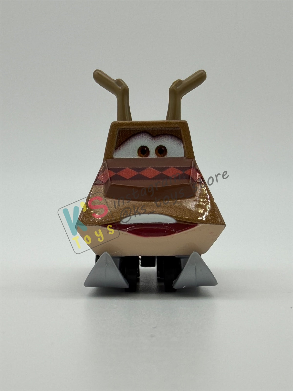 PRE-OWNED / LOOSE DISNEY PIXAR CARS - "SNOWMOBILE" - MATER SAVES CHRISTMAS - NEAR MINT CONDITION