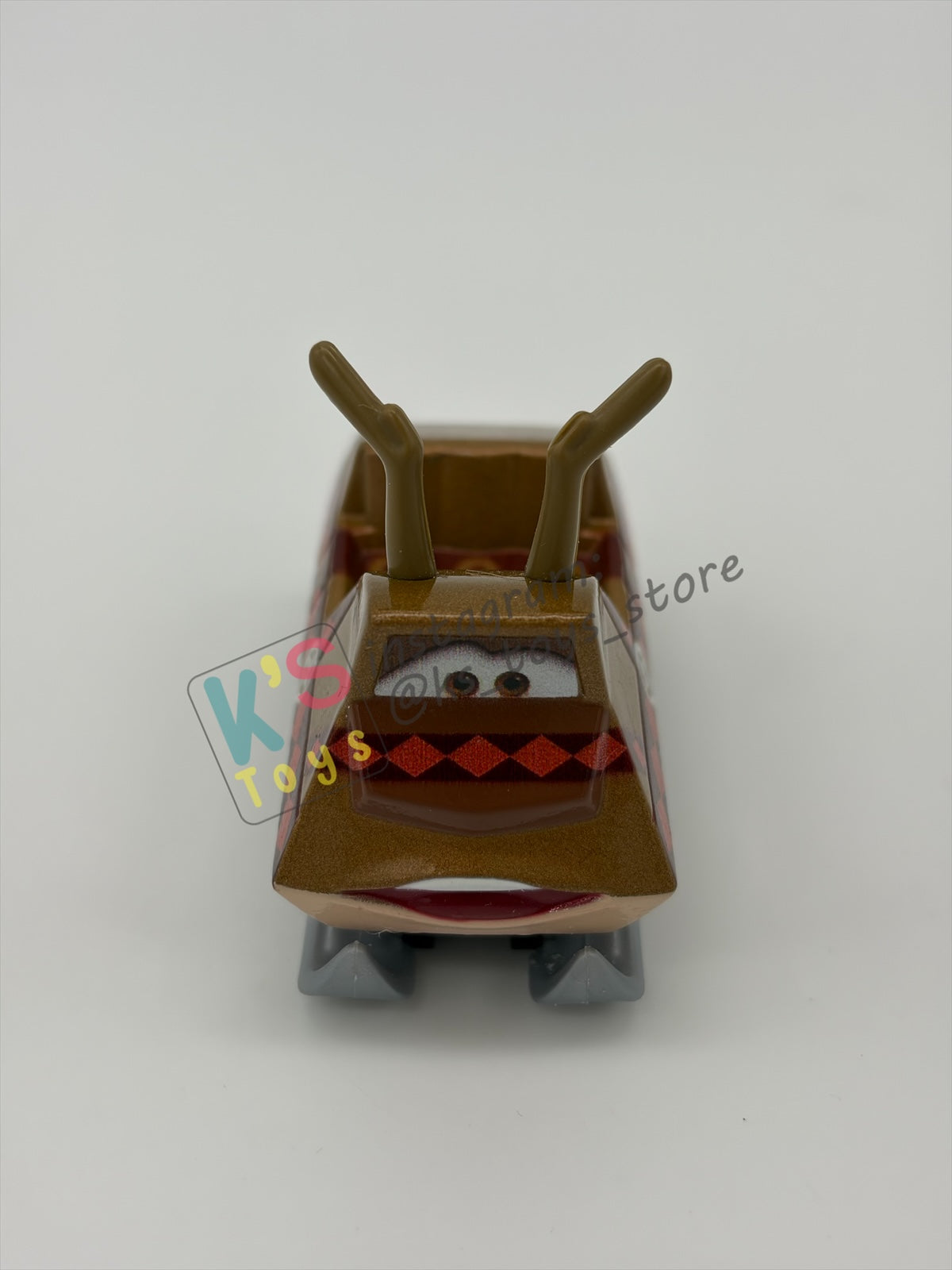 PRE-OWNED / LOOSE DISNEY PIXAR CARS - "SNOWMOBILE" - MATER SAVES CHRISTMAS - NEAR MINT CONDITION