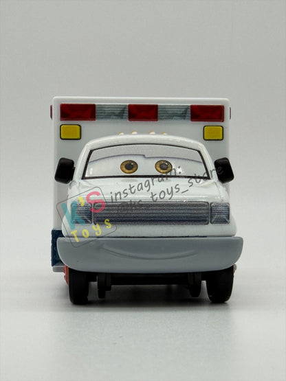PRE-OWNED / LOOSE DISNEY PIXAR CARS BY MATTEL - "RACE AND RESCUE MORGAN MARTINS" RACE & RESCUE SERIES - MINT / NEAR MINT CONDITION - READ DESCRIPTION!!!!!!!!!!