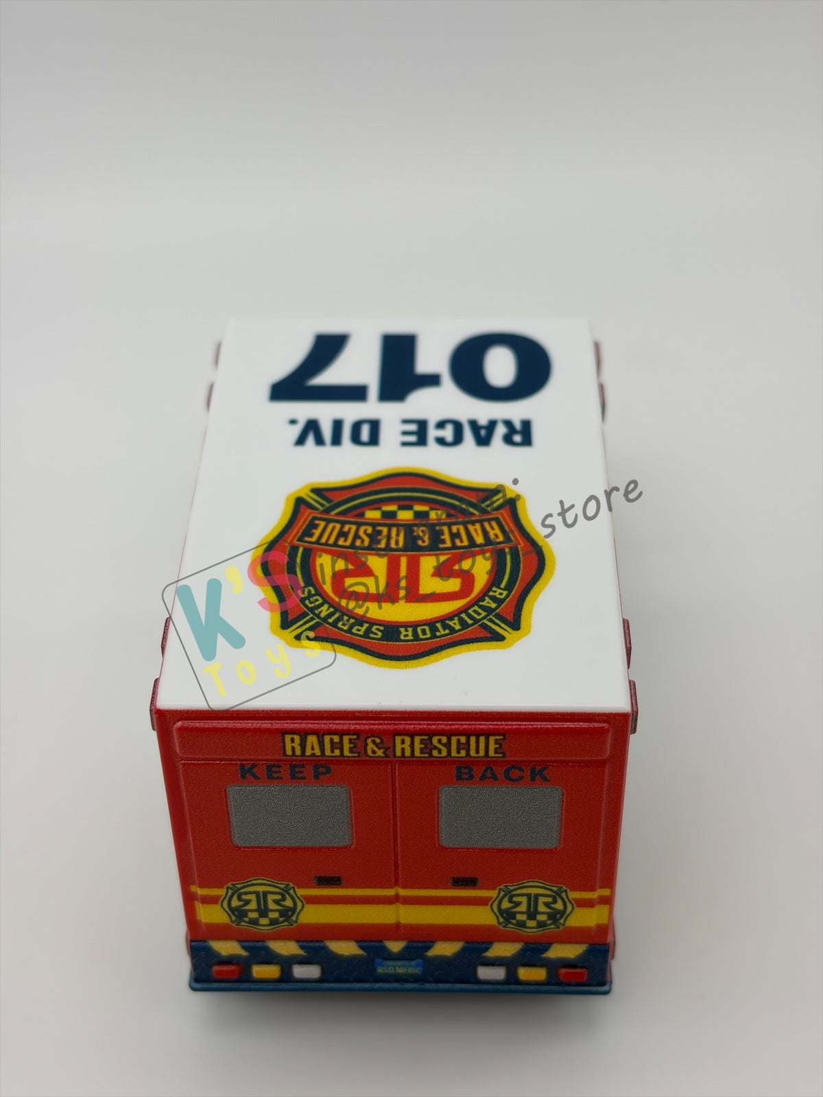 PRE-OWNED / LOOSE DISNEY PIXAR CARS BY MATTEL - "RACE AND RESCUE MORGAN MARTINS" RACE & RESCUE SERIES - MINT / NEAR MINT CONDITION - READ DESCRIPTION!!!!!!!!!!
