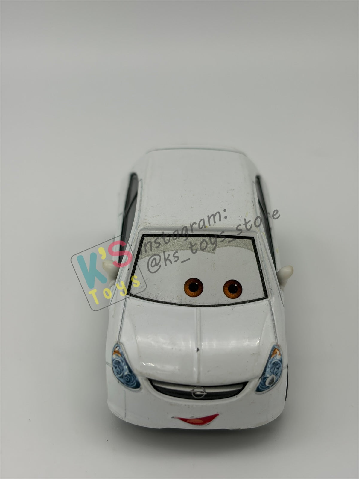 PRE-OWNED / LOOSE DISNEY PIXAR CARS 1:55 BY MATTEL - "TOM TACH" CARS 2 RADIATOR SPRINGS GRAND PRIX 5 PACK - PLAYED GOOD CONDITION - READ DESCRIPTION!!!!!!