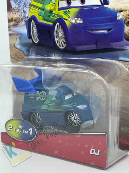 COLOR CHANGERS Disney Pixar Cars by MATTEL, DJ (GREEN/BLUE) - 2023 NEW RELEASE  - BNIP
