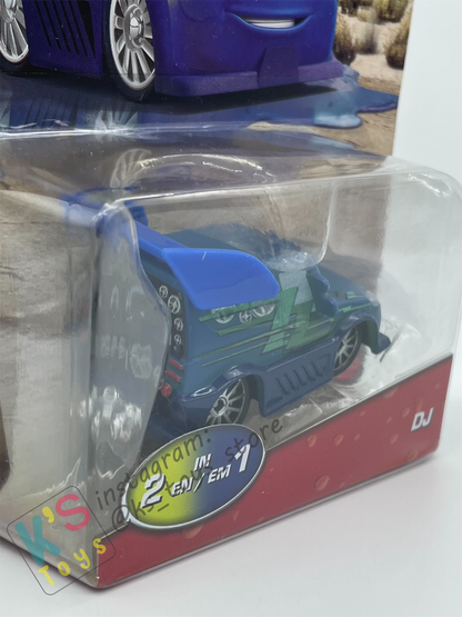 COLOR CHANGERS Disney Pixar Cars by MATTEL, DJ (GREEN/BLUE) - 2023 NEW RELEASE  - BNIP