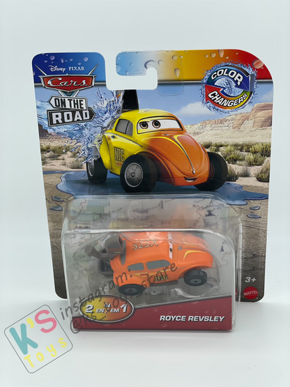 COLOR CHANGERS Disney Pixar Cars by MATTEL, ROYCE REVSLEY - 2023 NEW RELEASE - BNIP