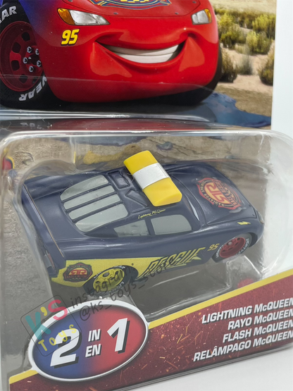 COLOR CHANGERS Disney Pixar Cars by MATTEL, RACE AND RESCUE LIGHTNING MCQUEEN (NAVY BLUE / REED) - 2025 NEW RELEASE - BNIP