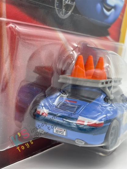 DISNEY PIXAR CARS BY MATTEL - "RACE AND RESCUE SALLY" 2025 NEW RELEASE RACE & RESCUE SERIES - BNIP