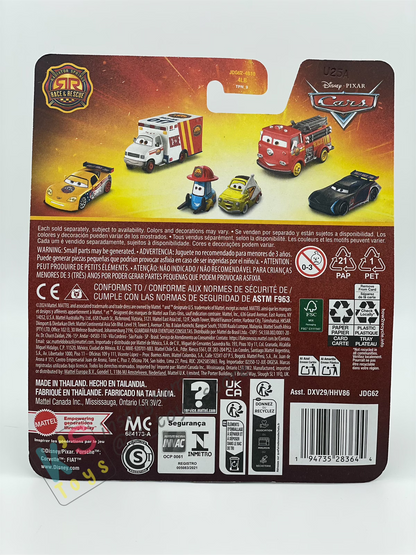 DISNEY PIXAR CARS BY MATTEL - "RACE AND RESCUE SALLY" 2025 NEW RELEASE RACE & RESCUE SERIES - BNIP