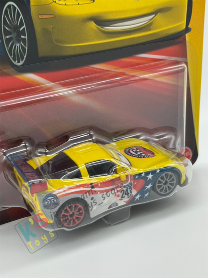 DISNEY PIXAR CARS BY MATTEL - "RALLY RACE 200 JEFF GORVETTE" 2025 NEW RELEASE RACE & RESCUE SERIES - BNIP