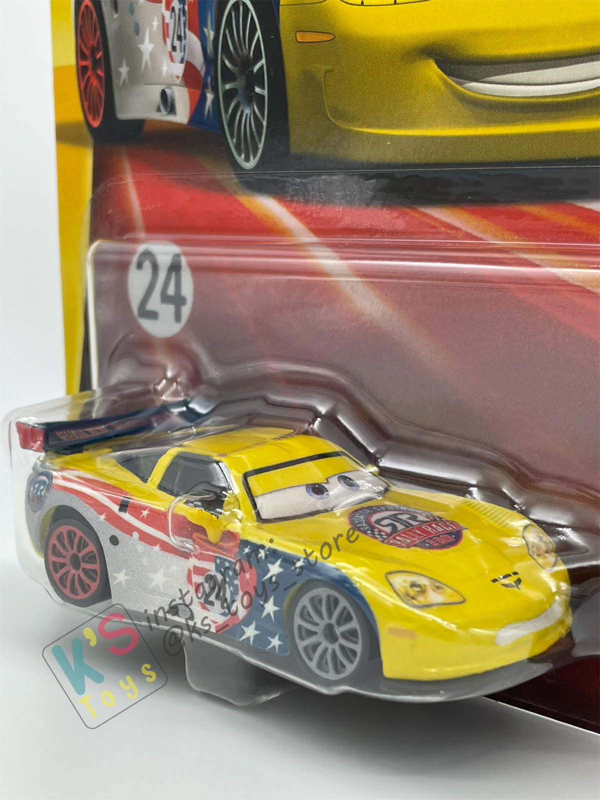 DISNEY PIXAR CARS BY MATTEL - "RALLY RACE 200 JEFF GORVETTE" 2025 NEW RELEASE RACE & RESCUE SERIES - BNIP