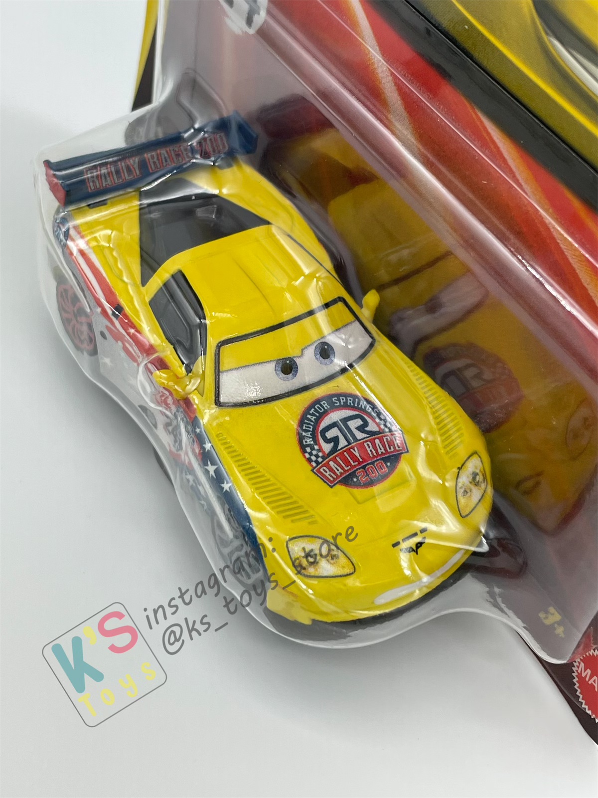 DISNEY PIXAR CARS BY MATTEL - "RALLY RACE 200 JEFF GORVETTE" 2025 NEW RELEASE RACE & RESCUE SERIES - BNIP