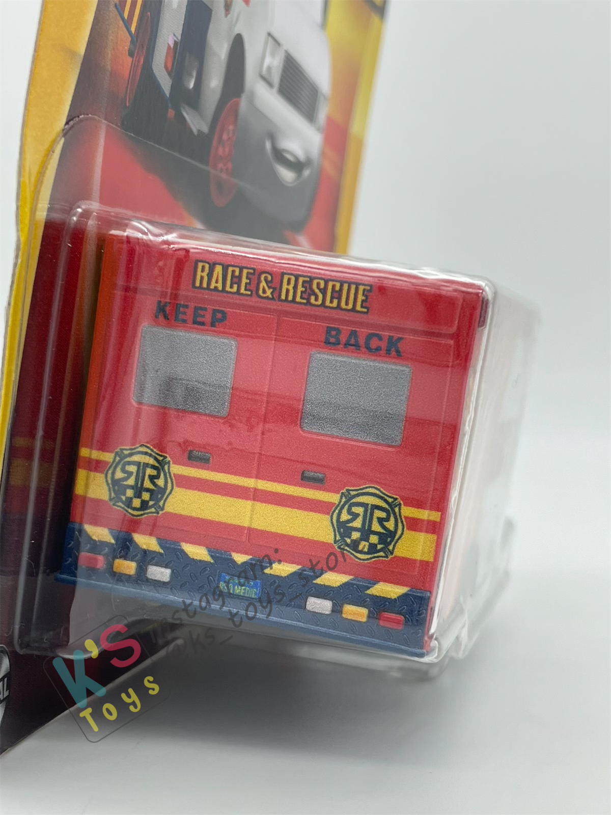 DISNEY PIXAR CARS BY MATTEL - "MORGAN MARTINS RACE AND RESCUE" 2025 NEW RELEASE RACE & RESCUE SERIES - BNIP