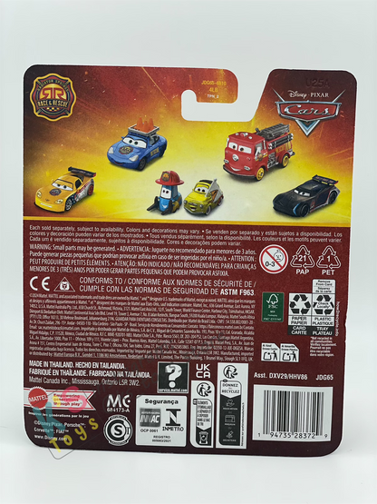 DISNEY PIXAR CARS BY MATTEL - "MORGAN MARTINS RACE AND RESCUE" 2025 NEW RELEASE RACE & RESCUE SERIES - BNIP