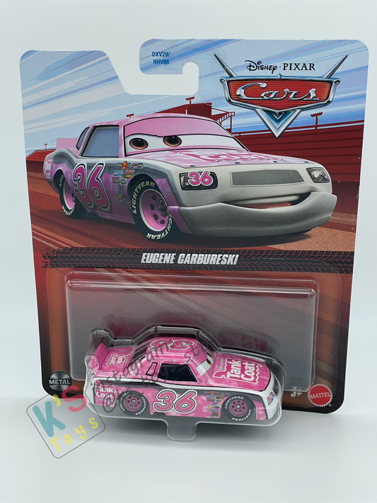 DISNEY PIXAR CARS BY MATTEL -  "EUGENE CARBURESKI" TANK COAT -  2025 RE-RELEASED - BNIP