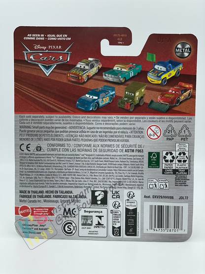 DISNEY PIXAR CARS BY MATTEL -  "EUGENE CARBURESKI" TANK COAT -  2025 RE-RELEASED - BNIP