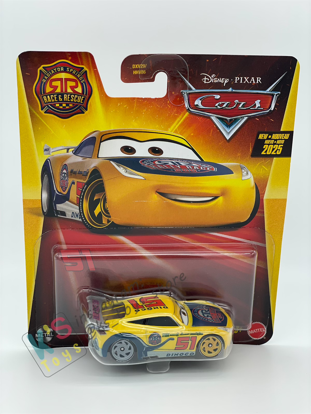 DISNEY PIXAR CARS BY MATTEL - "RALLY RACE 200 CRUZ RAMIREZ" 2025 NEW RELEASE RACE & RESCUE SERIES - BNIP