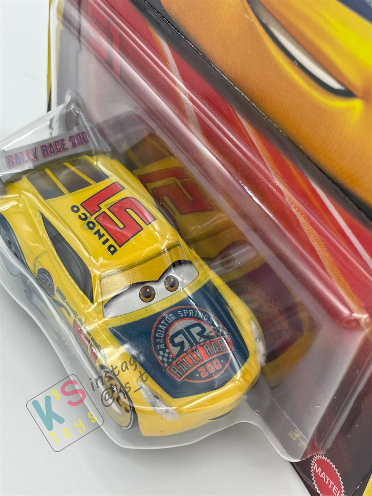 DISNEY PIXAR CARS BY MATTEL - "RALLY RACE 200 CRUZ RAMIREZ" 2025 NEW RELEASE RACE & RESCUE SERIES - BNIP