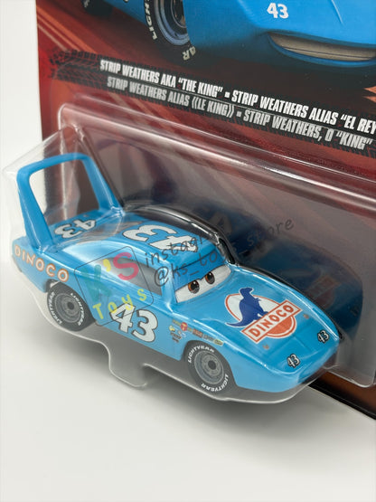 DISNEY PIXAR CARS 1:55 BY MATTEL - "STRIP WEATHERS AKA THE KING" CARS - 2023 RE-RELEASED - BNIP